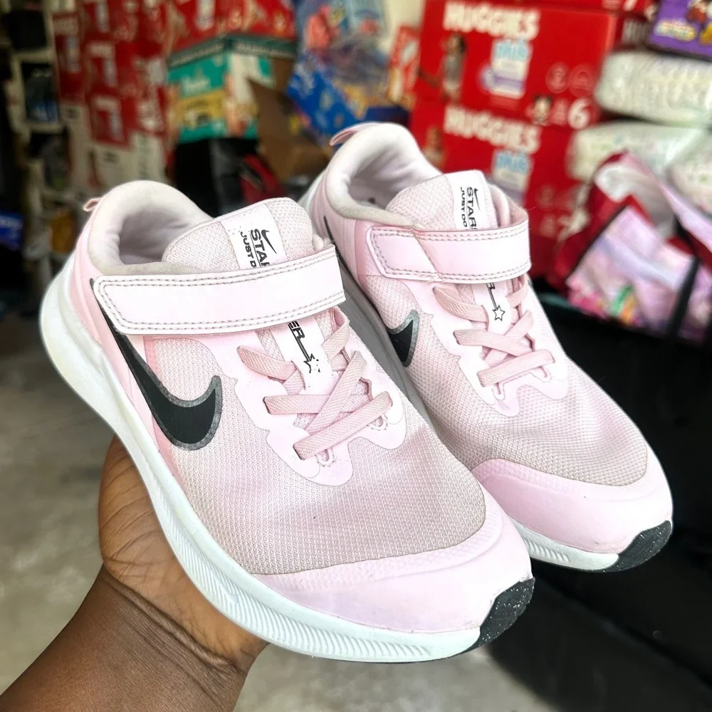 Nike Star Runner 3 Little Kids Athletic Shoes Size 1.5Y Pink Sneakers